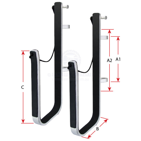 BOARD STORAGE - RAIL MOUNT - RELAXN