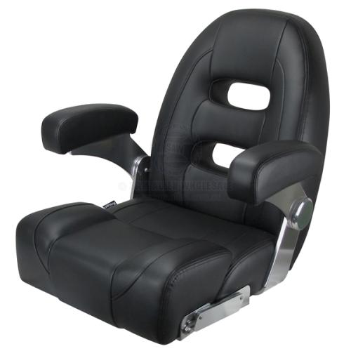 RELAXN SEATS - CRUISER SERIES - HIGH BACK Black boat seats