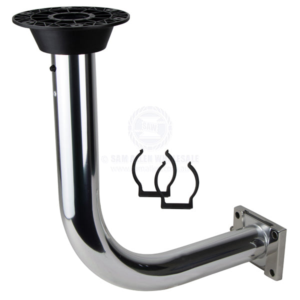 TABLE PEDESTAL - REMOVABLE SIDE MOUNTING - ALLOY & STAINLESS STEEL