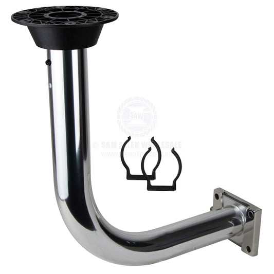 TABLE PEDESTAL - REMOVABLE SIDE MOUNTING - ALLOY & STAINLESS STEEL