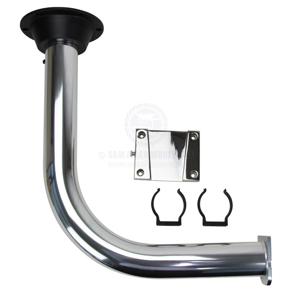 TABLE PEDESTAL - REMOVABLE SIDE MOUNTING - ALLOY & STAINLESS STEEL