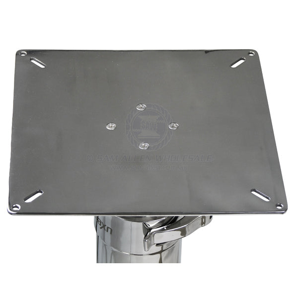 TABLE PEDESTAL - 2 PIECE TELESCOPIC - STAINLESS STEEL