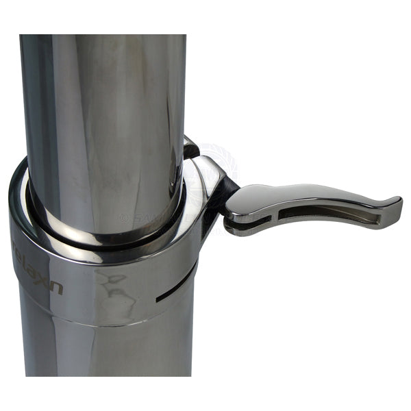 TABLE PEDESTAL - 2 PIECE TELESCOPIC - STAINLESS STEEL