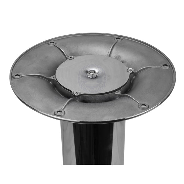TABLE PEDESTAL - 2 PIECE TELESCOPIC - STAINLESS STEEL