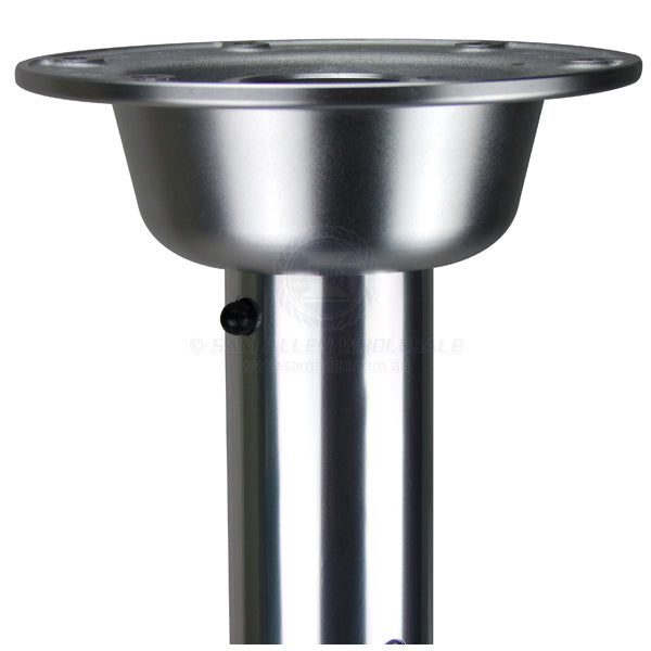 RELAXN TABLE PEDESTAL - ADJUSTABLE - ANODISED ALUMINIUM
