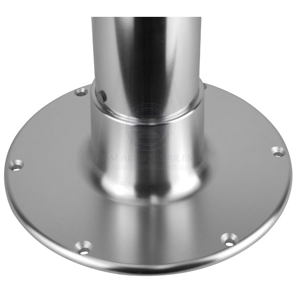 TABLE PEDESTAL - 3 PIECE TELESCOPIC - ANODISED ALUMINIUM
