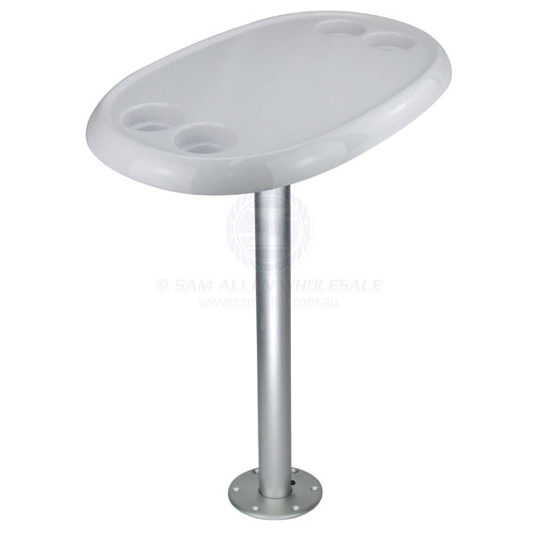 RELAXN TABLE KITS - STOWABLE ALLOY PEDESTAL WITH PREMIUM TABLE TOP