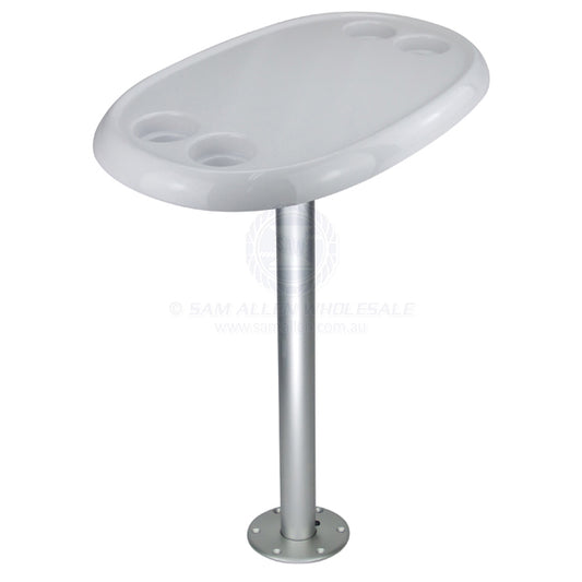 RELAXN TABLE KITS - STOWABLE ALLOY PEDESTAL WITH PREMIUM TABLE TOP