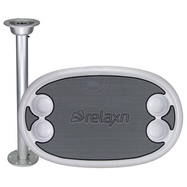 RELAXN TABLE KITS - STOWABLE ALLOY PEDESTAL WITH PREMIUM TABLE TOP