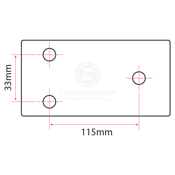 BOW ROLLER - HINGED - STAINLESS STEEL