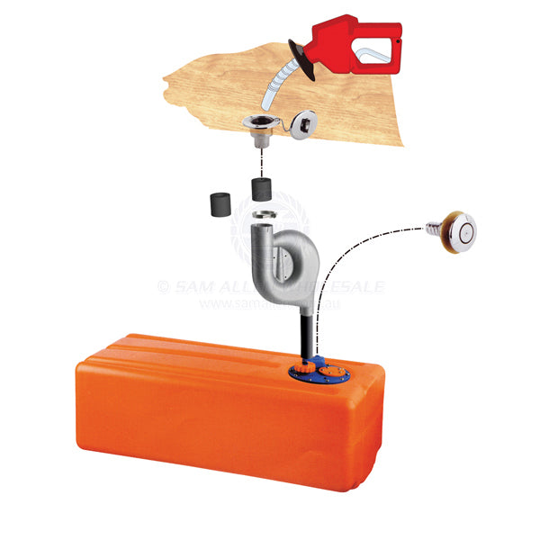 CAN-SB FUEL FILLER DEVICE - ANTI FOAM