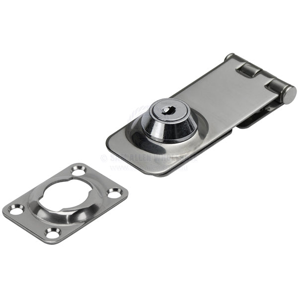 HASP & STAPLE - LOCKABLE - STAINLESS STEEL