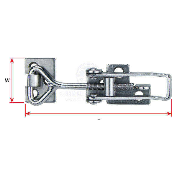 HATCH FASTENERS - ADJUSTABLE - S/S