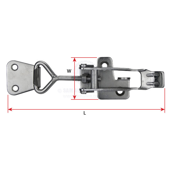 HATCH FASTENERS - ADJUSTABLE - S/S