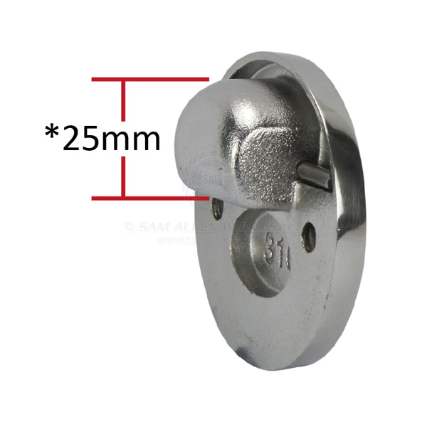 LIFT RING - SPRING LOADED - S/S - 51MM