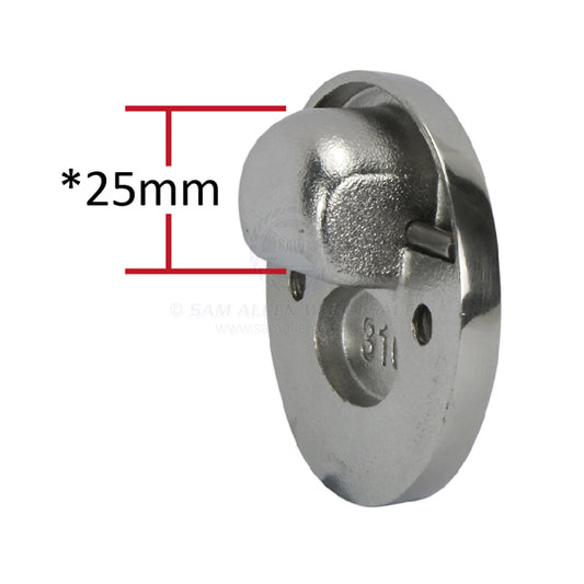 LIFT RING - SPRING LOADED - S/S - 51MM