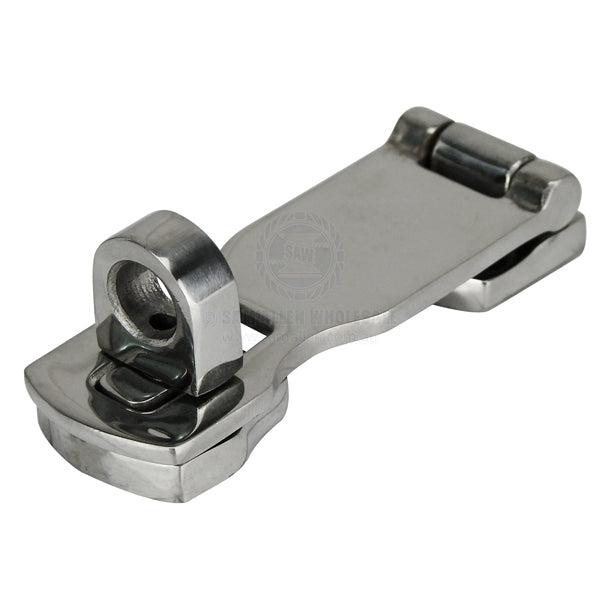 HASP & STAPLE - TWISTLOCK - CAST STAINLESS STEEL