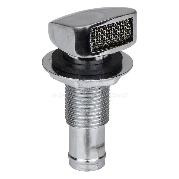 FUEL BREATHER - STREAMLINE - CHROME PLATED