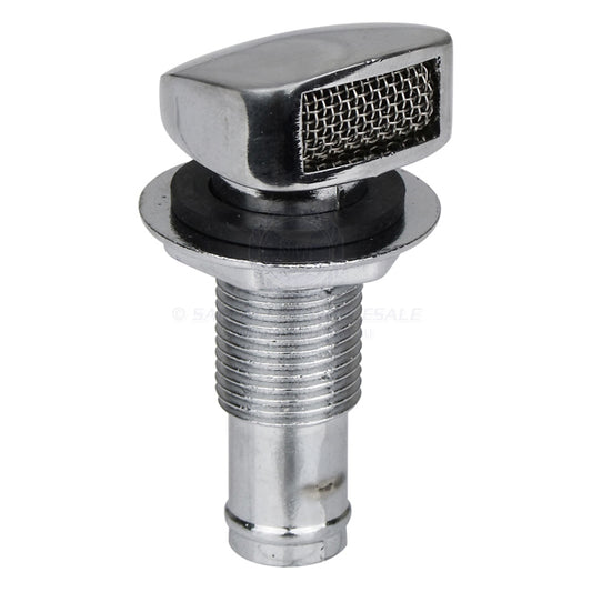 FUEL BREATHER - STREAMLINE - CHROME PLATED
