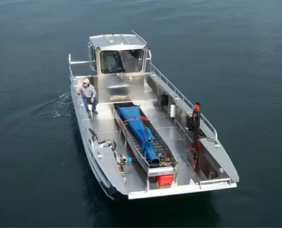 wolf Pack 9m Aluminum Barge Landing Craft Work Boat for Car Transport