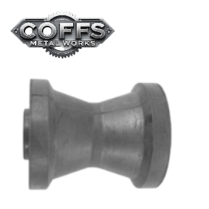 4″ Keel Roller BLACK – 17mm ID boat trailer roller
