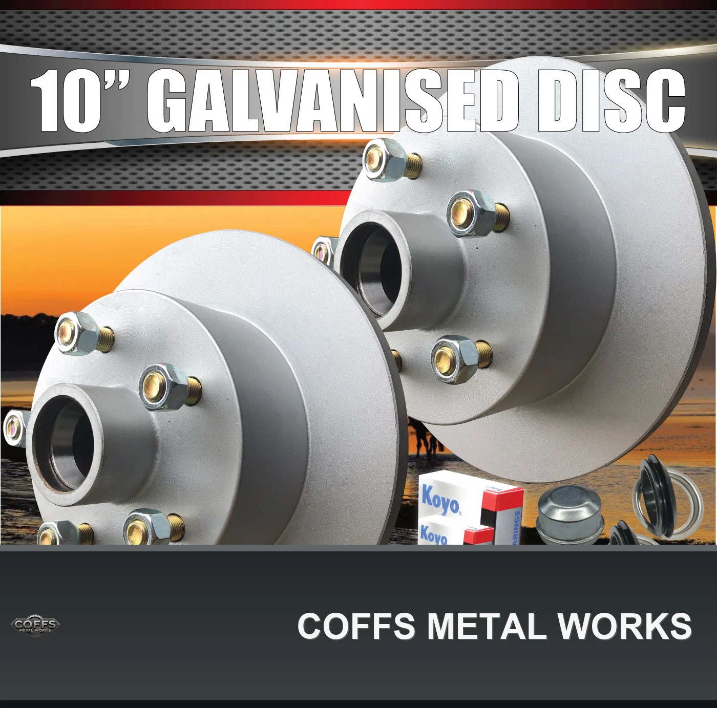 2x-10-ford-pattern-trailer-caravan-galvanised-dacromet-discs-koyo-sl-slimline-bearings-02