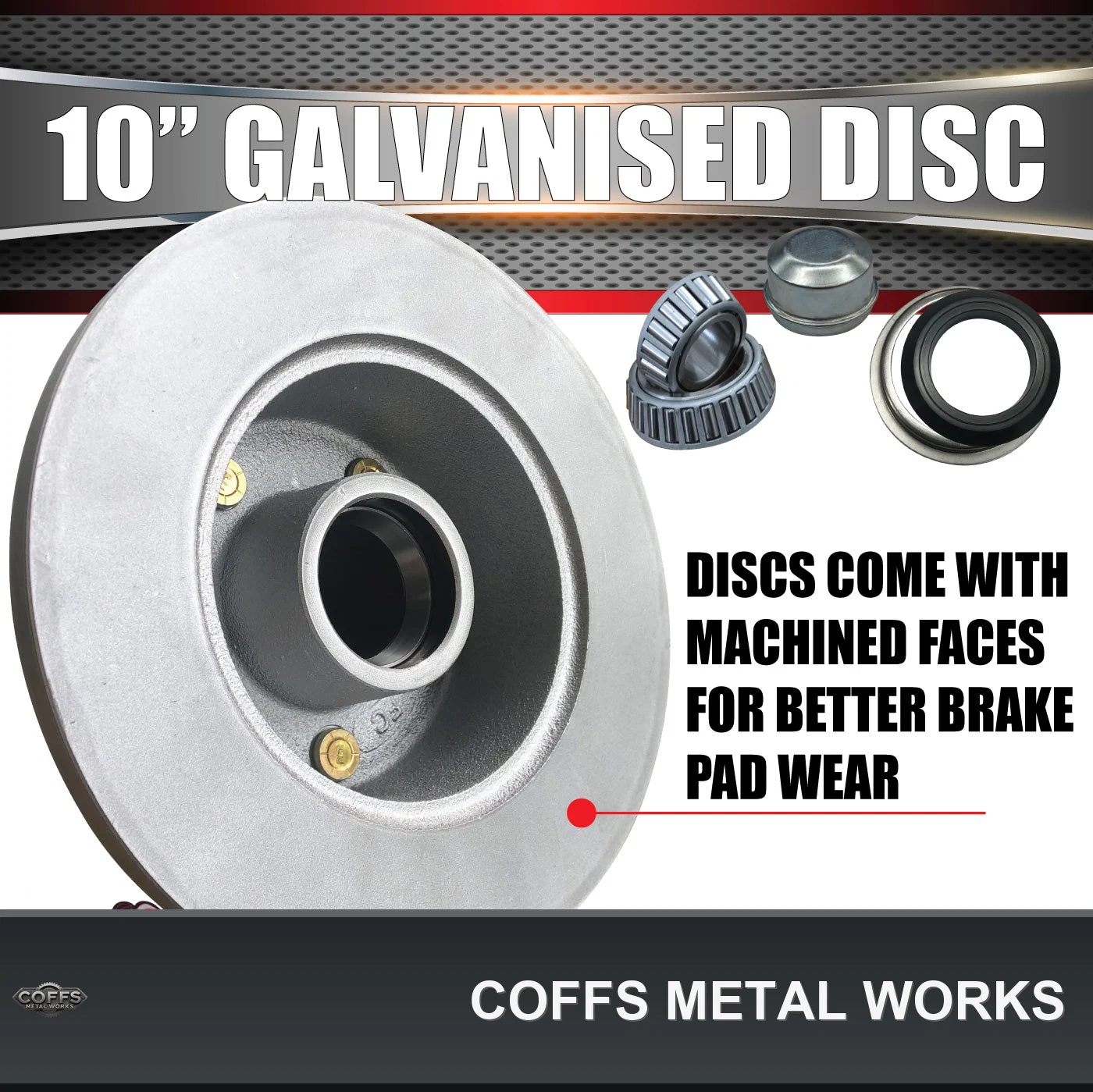2x-10-ford-pattern-trailer-caravan-galvanised-dacromet-discs-koyo-sl-slimline-bearings-04