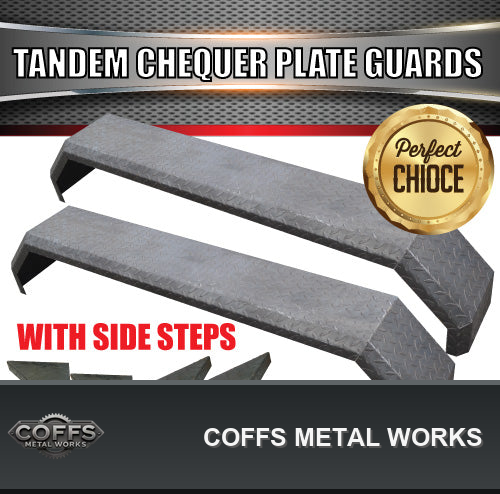 2x-1740mm-x-250mm-tandem-trailer-mudguards-chequer-steel-steps-suits-rocker-roller-spri-01