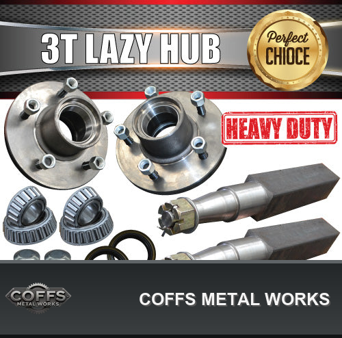 2x-3000kg-5-or-6-stud-suit-landcruiser-pattern-trailer-hubs-63mm-stub-axles-coffs-metal-01