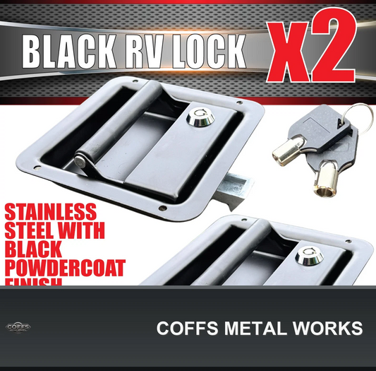 2x-black-stainless-caravan-rv-motorhome-trailer-canopy-lock-pull-down-up-handle-coffs-m-01