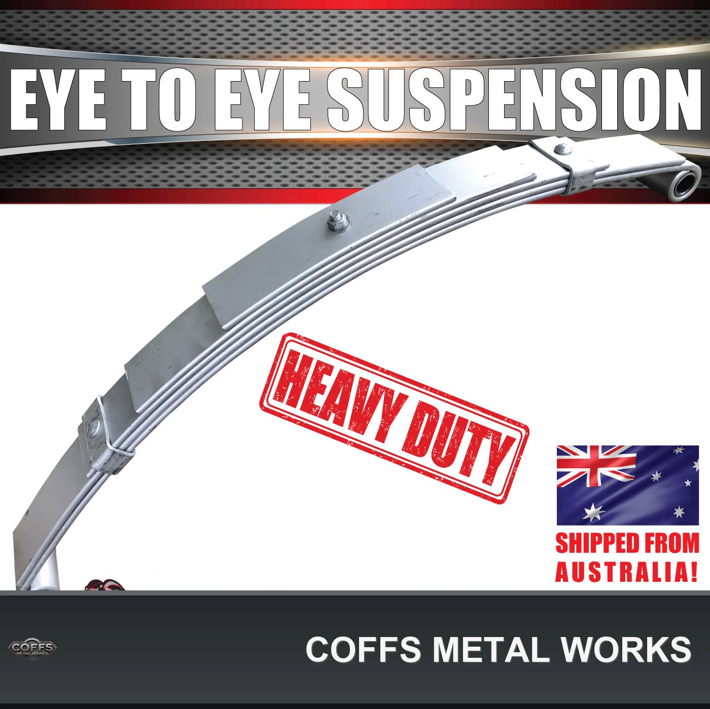 2x-galvanised-dacromet-60mm-x-6mm-trailer-caravan-5-leaf-eye-to-eye-shackle-springs-138-04