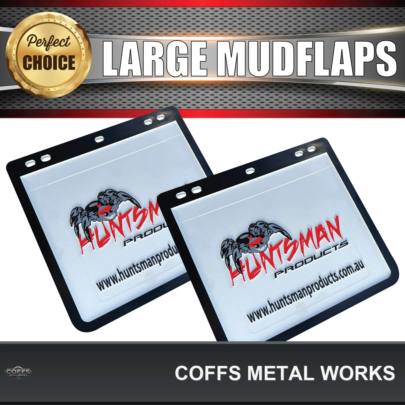 2x-huntsman-products-truck-trailer-4wd-caravan-mud-flaps-300mm-x-280mm-coffs-metal-work-01