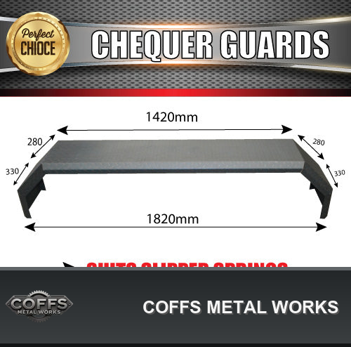 2x-off-road-1820mm-x-330mm-tandem-trailer-mudguards-chequer-steel-for-slipper-springs-c-02