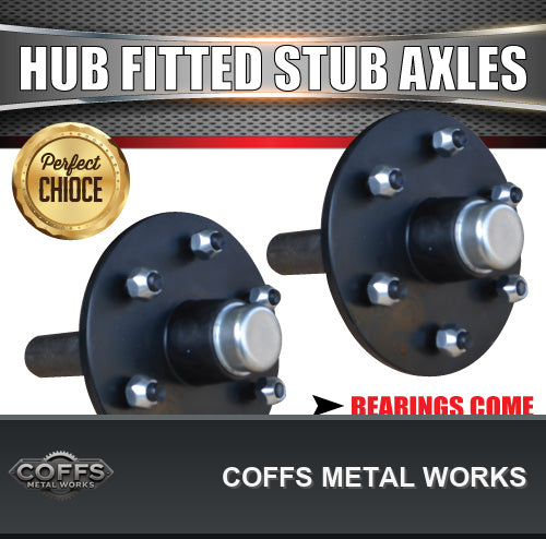 2x-trailer-5-6-stud-4wd-hubs-750kg-fitted-39mm-round-stub-axles-lm-bearings-coffs-metal-01