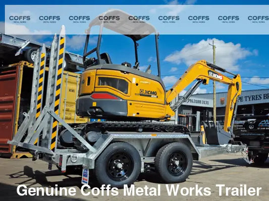 3.0t Plant Trailer Deck Size 2400mm X 1535mm Suitable for 1.7t excavators machinery trailer