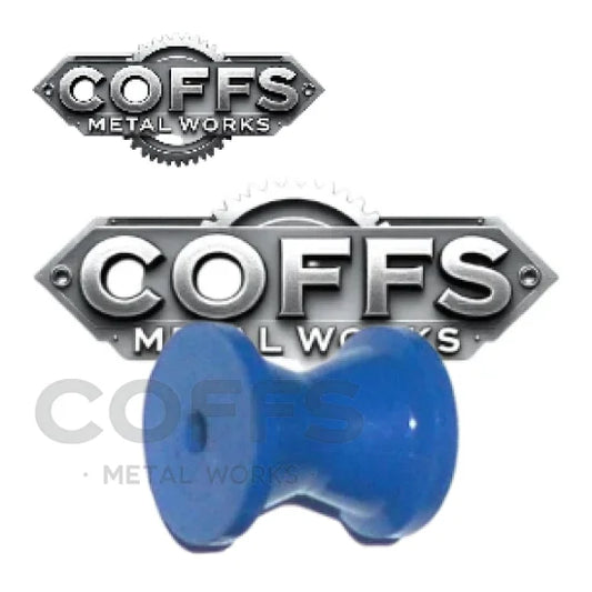 3″ Bow Roller Shallow V BLUE – 17mm ID boat trailer roller