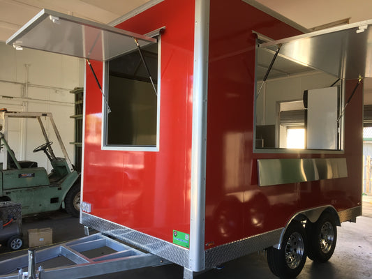 Food Trailer 3.5 x 2.1 meters Tandem with Great Inclusions and Colors