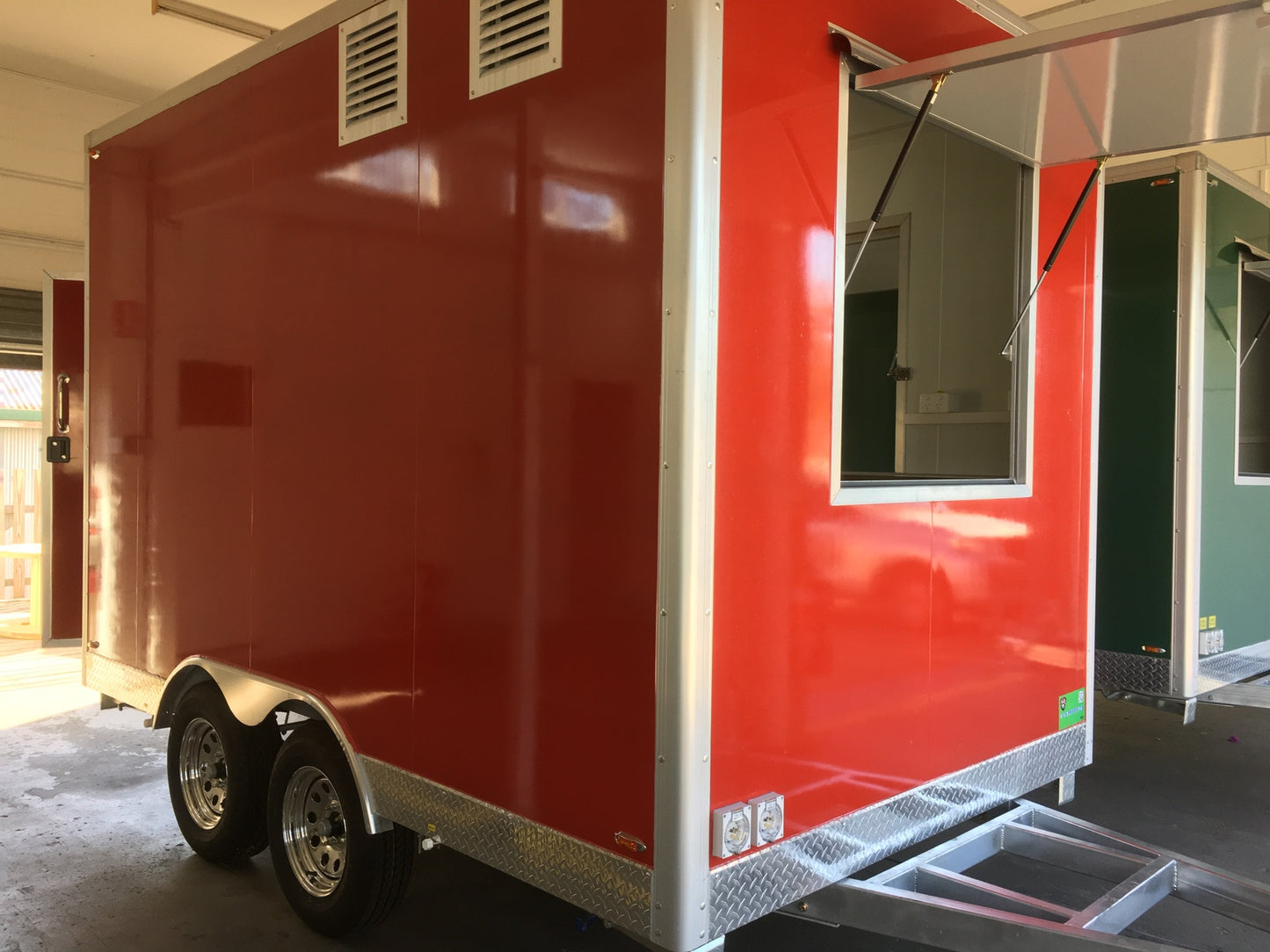 Food Trailer 4 x 2.1 metres Tandem with Great Inclusions and Colours