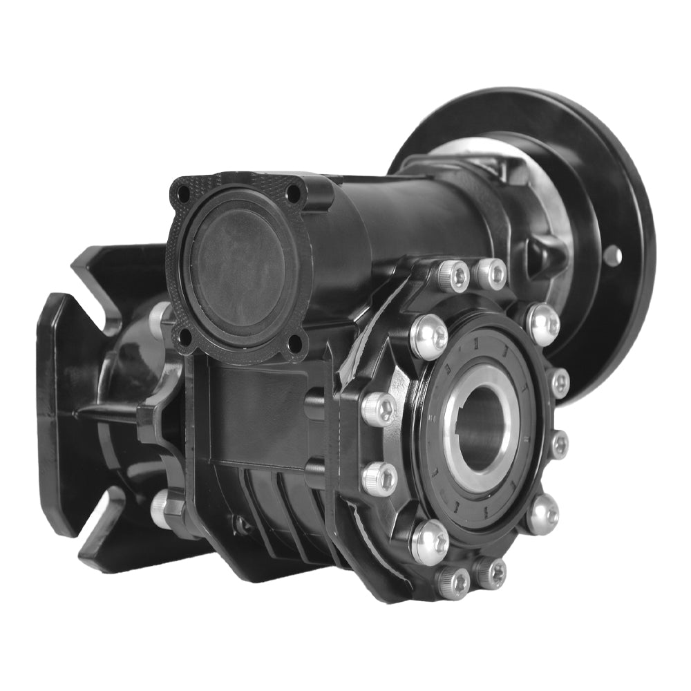 VIPER ALUMINIUM WORM DRIVE GEARBOX – BLACK – 1500/2500 WINCHES | Coffs Metal Works