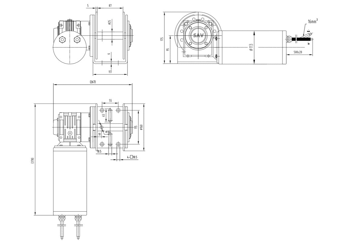 3000WH-SSS Winch Hauler Winch Hauler