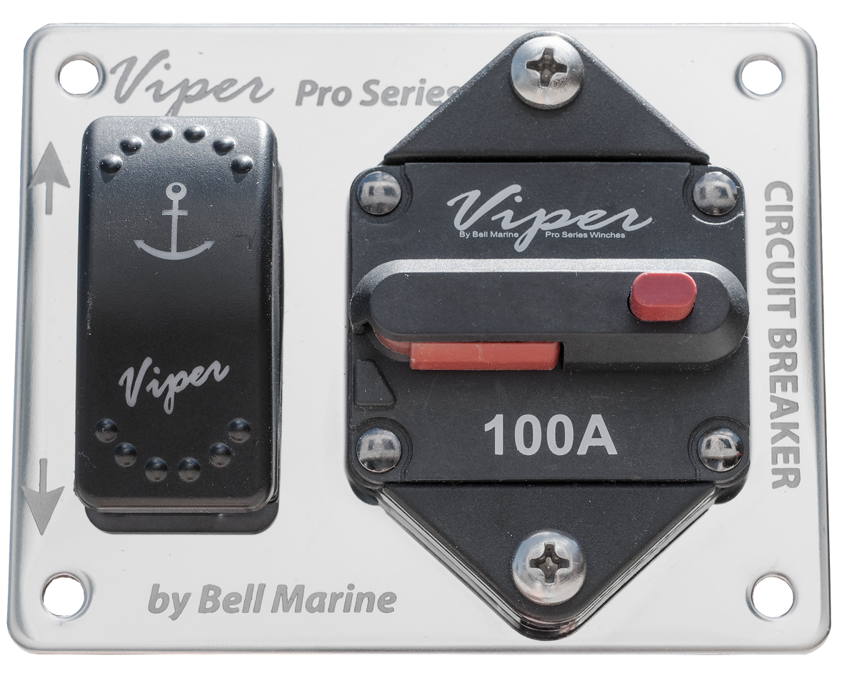 Combo Led Up/Down Momentary Switch & 100A Circuit Breaker Plus S/S Face Place | Coffs Metal Works