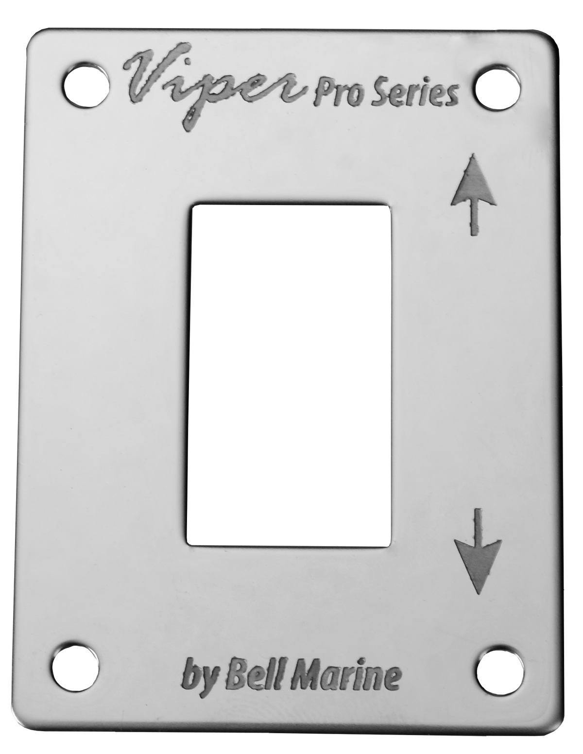 Polished Stainless Steel Anchor Switch Face Plate Only | Coffs Metal Works