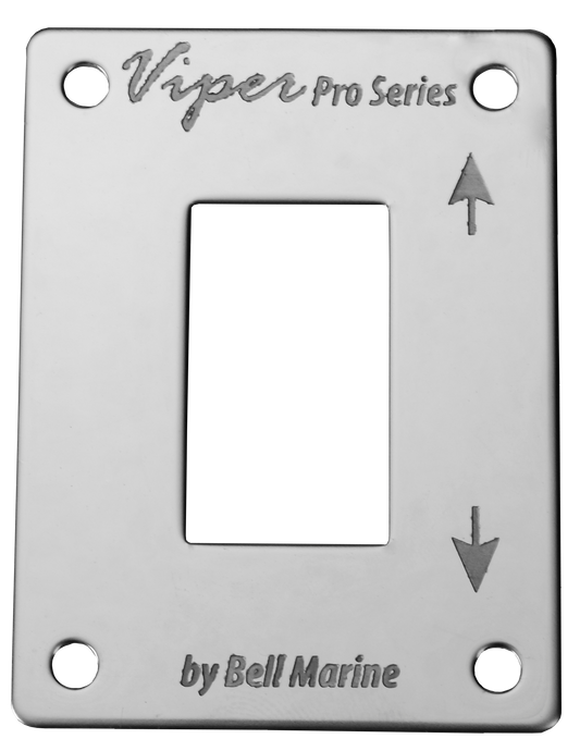 Polished Stainless Steel Anchor Switch Face Plate Only | Coffs Metal Works