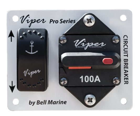 Viper Pro Series Combo Led Up/Down Momentary Switch & 100A Circuit Breaker Plus Alloy Face Place | Coffs Metal Works