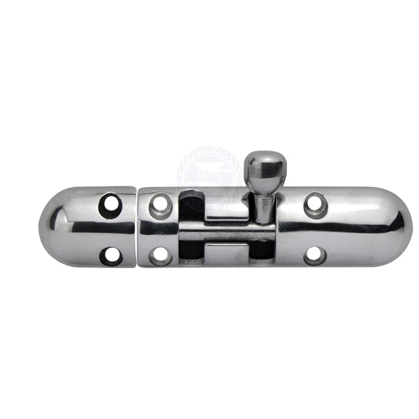 BARREL BOLTS - ROUNDED - STAINLESS STEEL