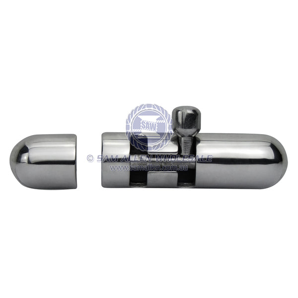 BARREL BOLTS - ROUNDED - STAINLESS STEEL