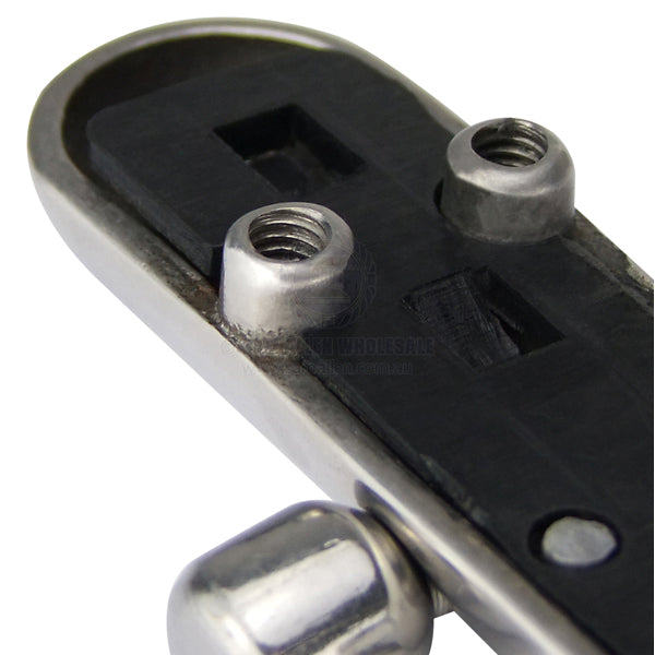 BARREL BOLTS - ROUNDED - STAINLESS STEEL