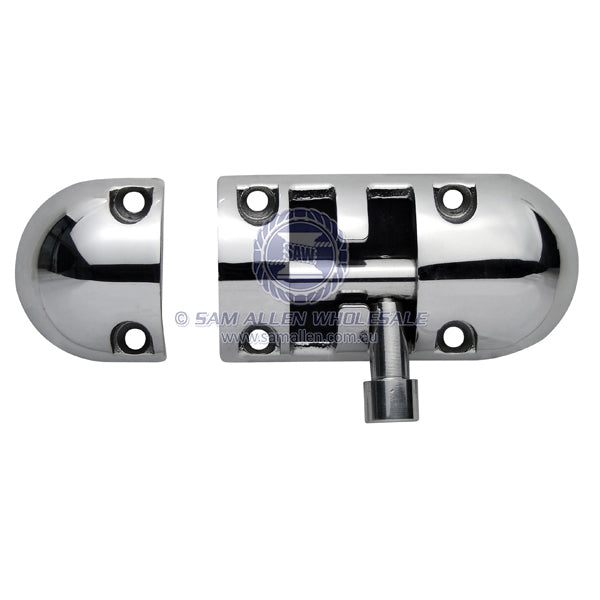 BARREL BOLTS - ROUNDED - STAINLESS STEEL