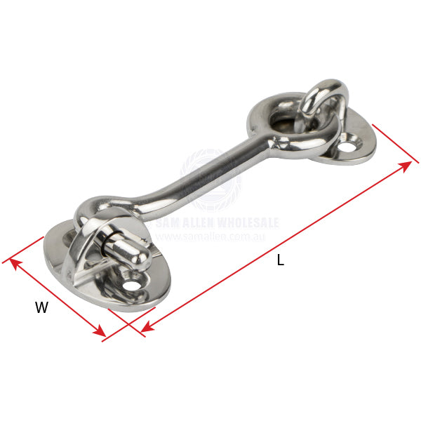 CABIN HOOK - 316G STAINLESS STEEL