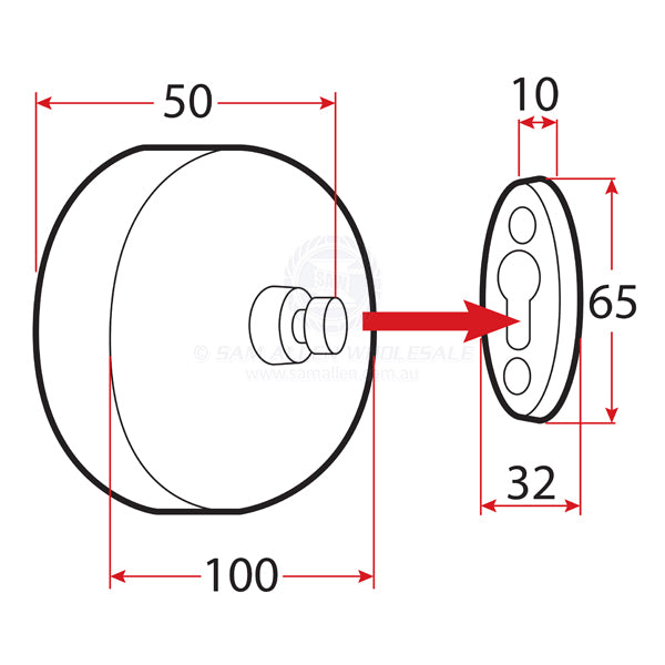 CLOTHES LINE - RETRACTABLE - S/S